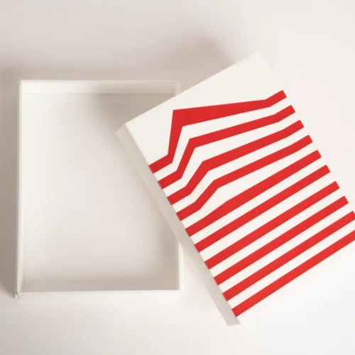 Candy Stripe Box (Red & White)